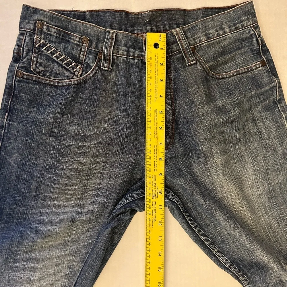 Flypaper Blue Relaxed Fit Mens Jeans‎ durable with Natural Fading Sz-30x30  AA15